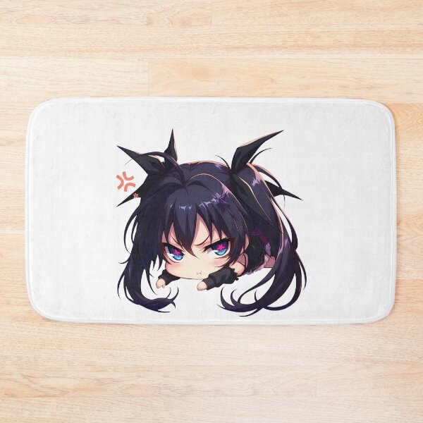 Item preview, Akeno Himejima High School Dxd Anime Girl Chibi Kawaii Angry Black Hair designed and sold by 108Recordings.