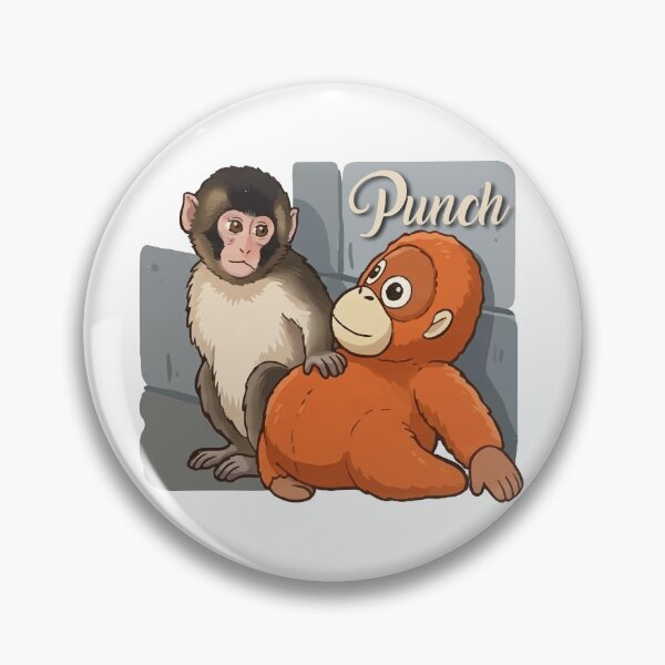 Item preview, Viral Punch Monkey Meme - Team Punch Funny Illustration designed and sold by PixelWaveBD.