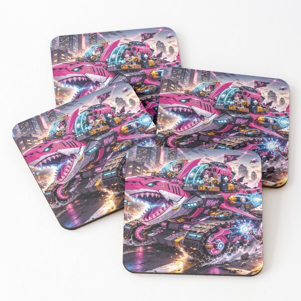 Item preview, Cyber Shark Tank Mecha Action Anime Design designed and sold by Mauswohn.