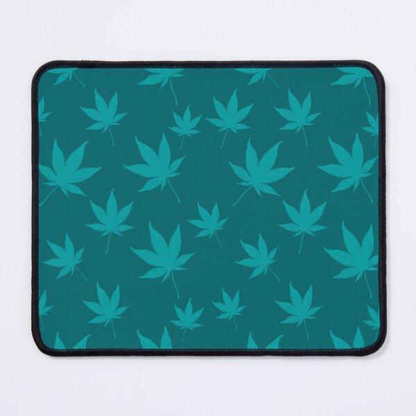 Item preview, Teal Maple Leaf Repeat Pattern  designed and sold by KateVanFloofno1.