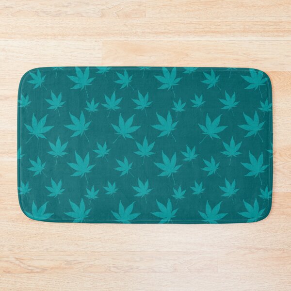 Item preview, Teal Maple Leaf Repeat Pattern  designed and sold by KateVanFloofno1.