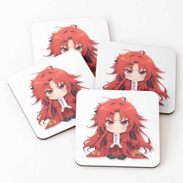 Item preview, Irina Shidou High School Dxd Anime Girl Chibi Kawaii Angry Red Kimono Angel designed and sold by 108Recordings.