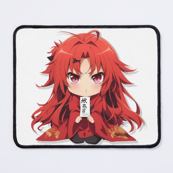 Item preview, Irina Shidou High School Dxd Anime Girl Chibi Kawaii Angry Red Kimono Angel designed and sold by 108Recordings.