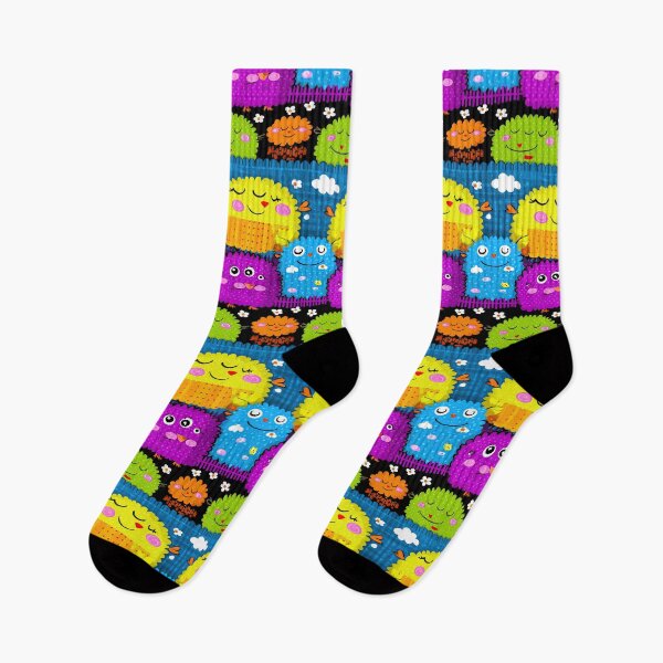 Item preview, Fluffy Colorful Kawaii Monsters and Clouds designed and sold by Piotrek0001.