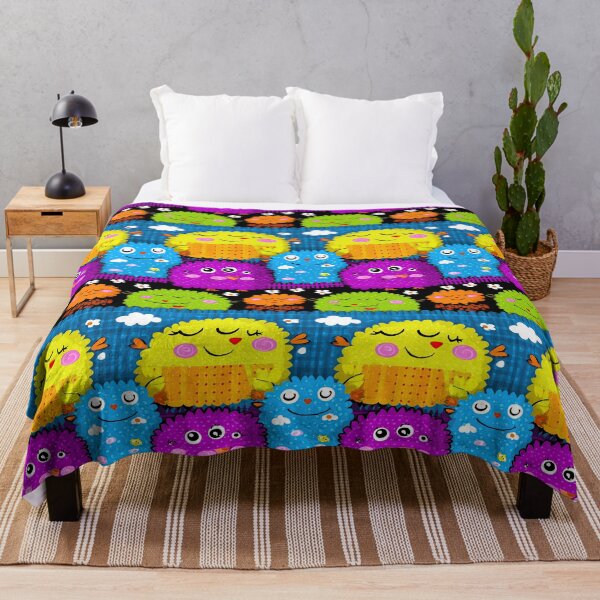 Item preview, Fluffy Colorful Kawaii Monsters and Clouds designed and sold by Piotrek0001.
