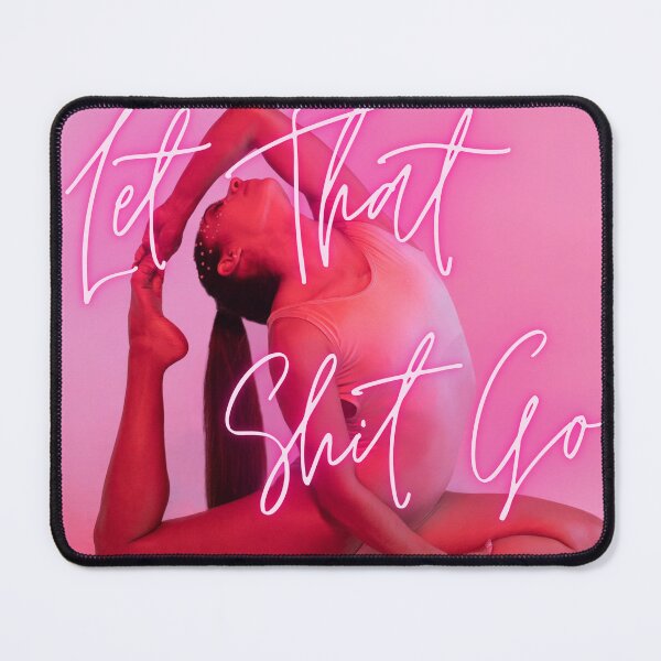 Item preview, Let That Sh*t Go Neon Pink Yoga Design designed and sold by StSDigs.