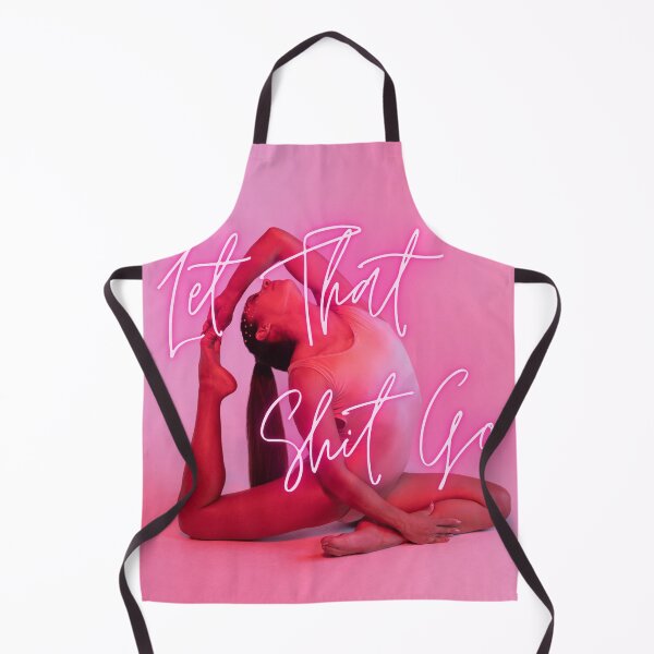 Item preview, Let That Sh*t Go Neon Pink Yoga Design designed and sold by StSDigs.