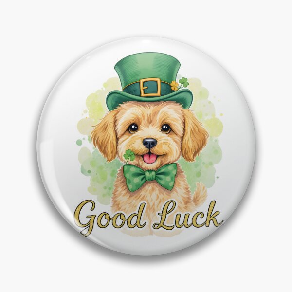 Item preview, St. Patrick’s Day Schnoodle Puppy designed and sold by Kedspicedesign.