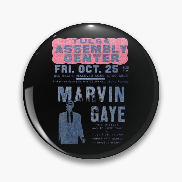 Item preview, Marvin Gaye Tulsa Assembly Genter Fri Oct 25  designed and sold by Liron Zeavi.