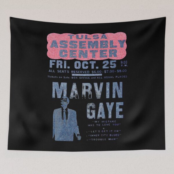 Item preview, Marvin Gaye Tulsa Assembly Genter Fri Oct 25  designed and sold by Liron Zeavi.
