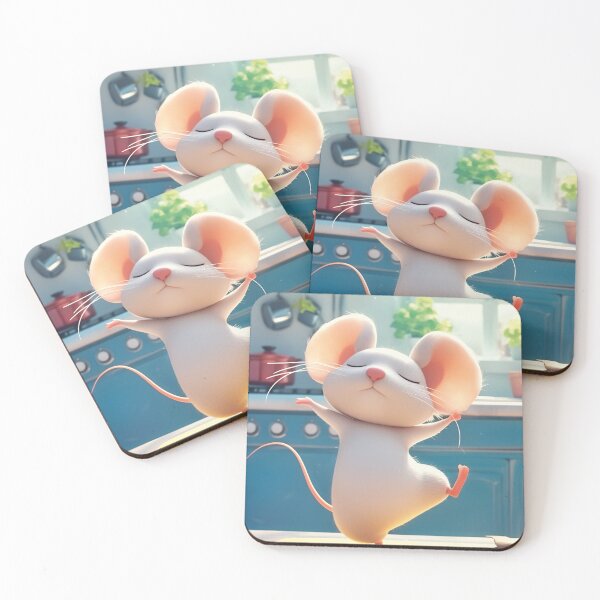Item preview, Happy dancing mouse in a bright kitchen designed and sold by Mauswohn.