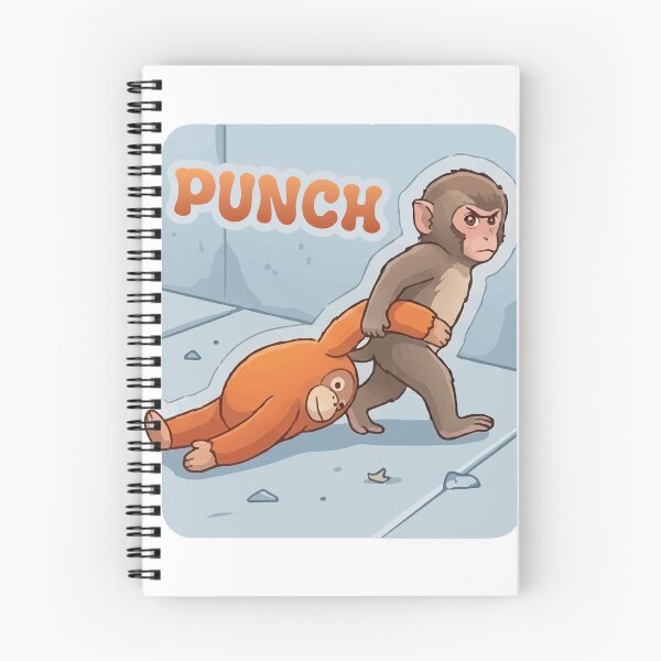 Item preview, Viral Punch Monkey Pulling Orangutan Plushie Funny Meme Art designed and sold by PixelWaveBD.
