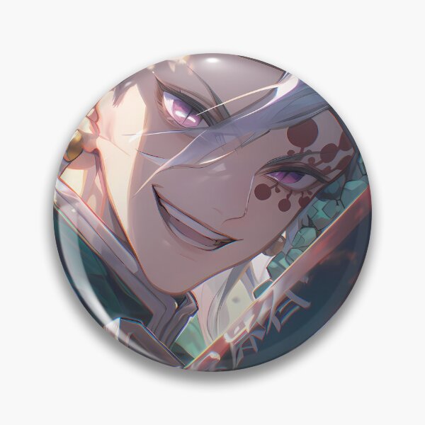 Artikelvorschau, Tengen Uzui Demon Slayer Flashy Jeweled Action Portrait entworfen und verkauft von 108Recordings.