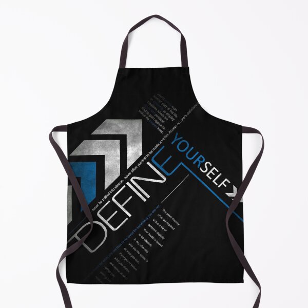 Item preview, Define Yourself - Motivational Minimalist Quote Art designed and sold by Midnight Nebula.