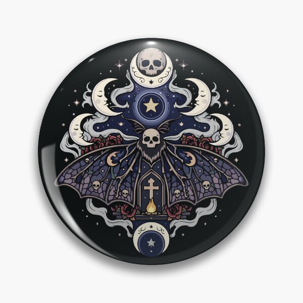 Item preview, Celestial Death Head Moth Dark Occult Art designed and sold by BrownHorse90s.