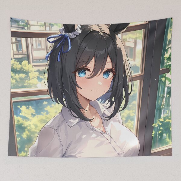 Item preview, Eishin Flash Uma Musume Pretty Derby Window Light Calm Elegance designed and sold by 108Recordings.