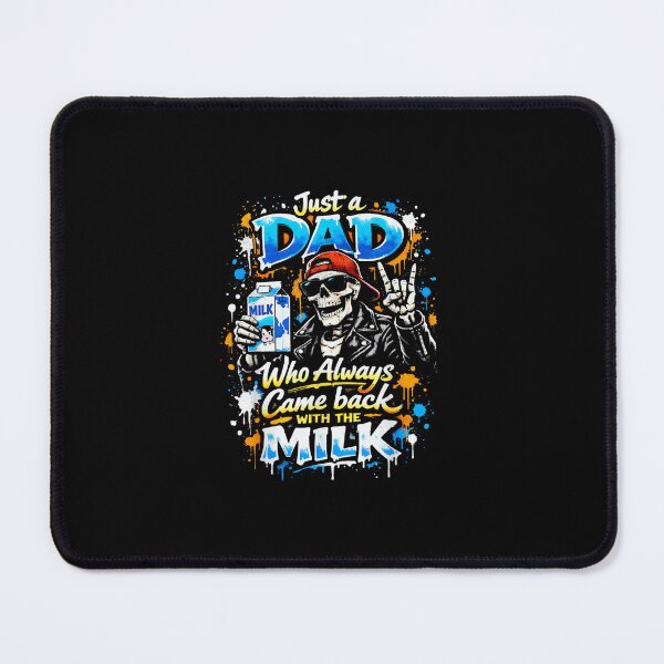 Item preview, Skeleton Papa Just A Dad Who Always Came Back With The Milk Father's Day designed and sold by clarabersetart.
