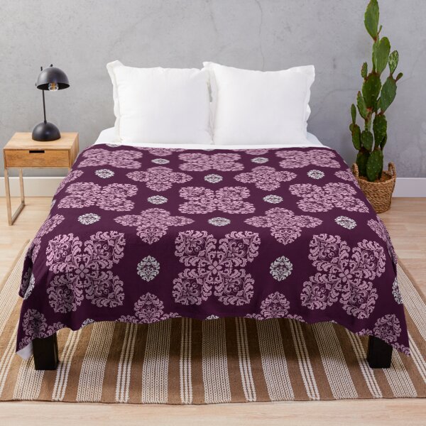 Item preview, Luxury Purple Damask Seamless Pattern designed and sold by PowerAntShop.