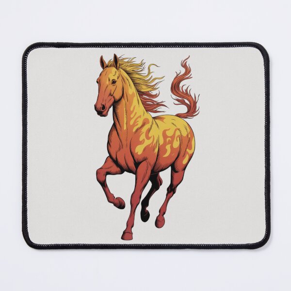 Item preview, a majestic horse rendered in a flame-like style designed and sold by 123ks.