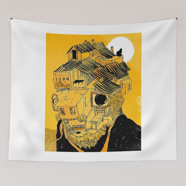 Item preview, Haruki Murakami Painting VL2 designed and sold by farmermaximus.