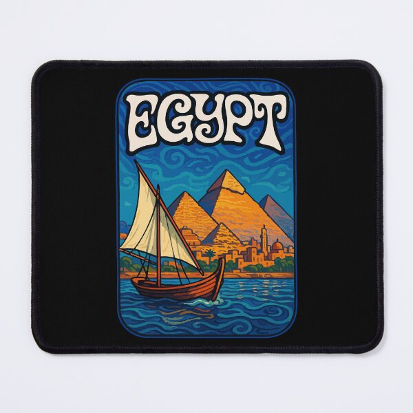 Item preview, Egypt Piramids Retro Travel designed and sold by TomFrontierArt.