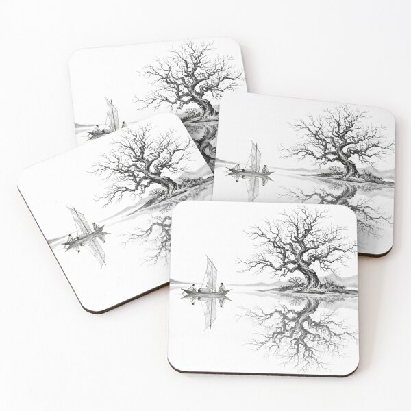 Item preview, Silent, reflective shoreline designed and sold by Sigtrix.