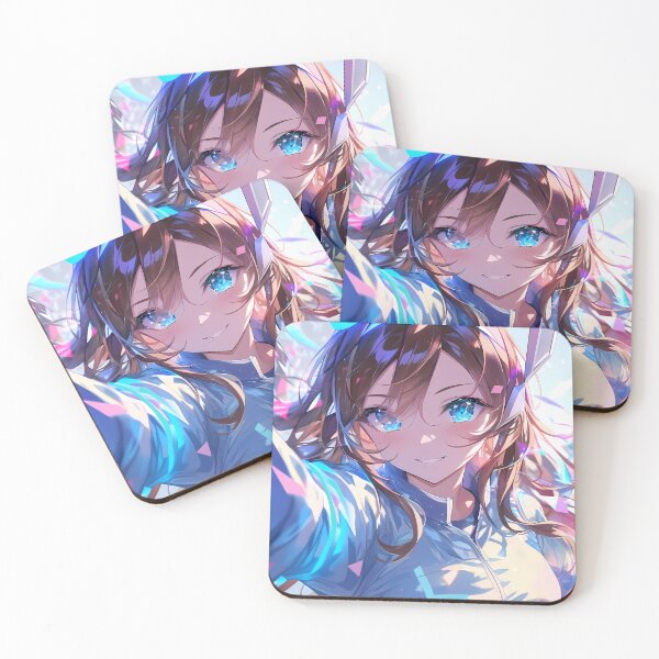 Item preview, Mihono Bourbon Uma Musume Pretty Derby Neon Cyber Confetti Glow designed and sold by 108Recordings.