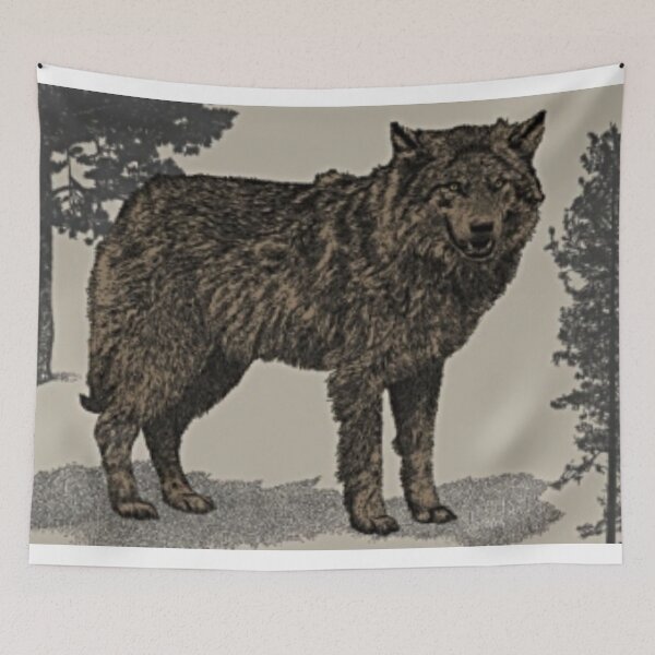 Item preview, Illustration of a wolf designed and sold by NoxLand.