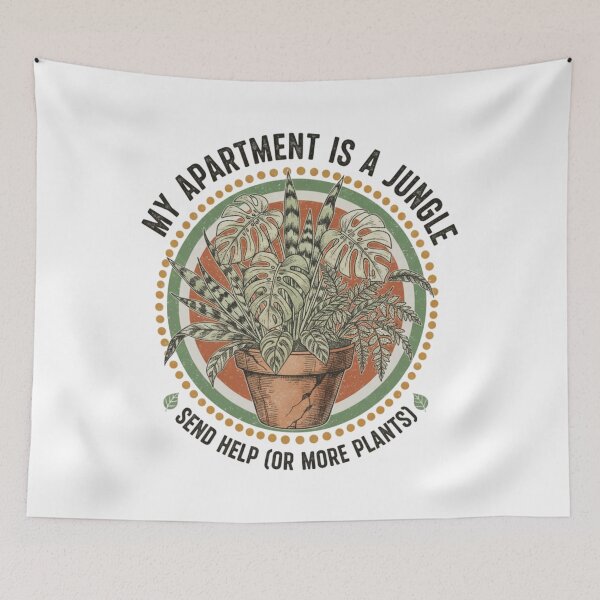 Item preview, My Apartment is a Jungle - Send Help or More Plants designed and sold by BlissHalo.