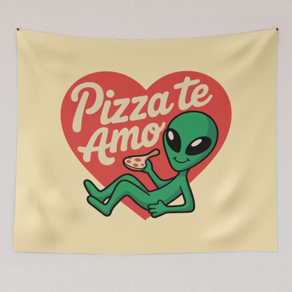 Item preview, Alien - Pizza te amo designed and sold by 123ks.