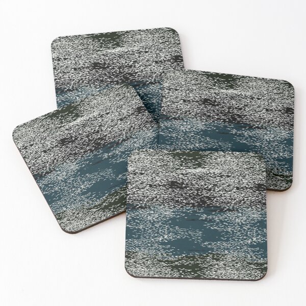 Item preview, Abstract Black and White Flock Static Texture designed and sold by Piotrek0001.