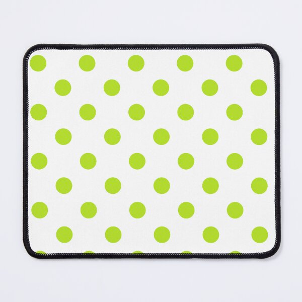 Item preview, Neon Lime Green Polka Dots On White designed and sold by POLKAIWERX.