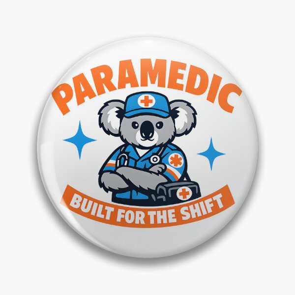 Item preview, Paramedic Built for the Shift – Cute Koala EMT Design designed and sold by ClinicalHubs.