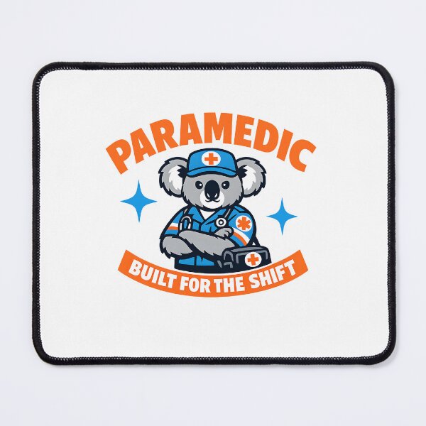 Item preview, Paramedic Built for the Shift – Cute Koala EMT Design designed and sold by ClinicalHubs.