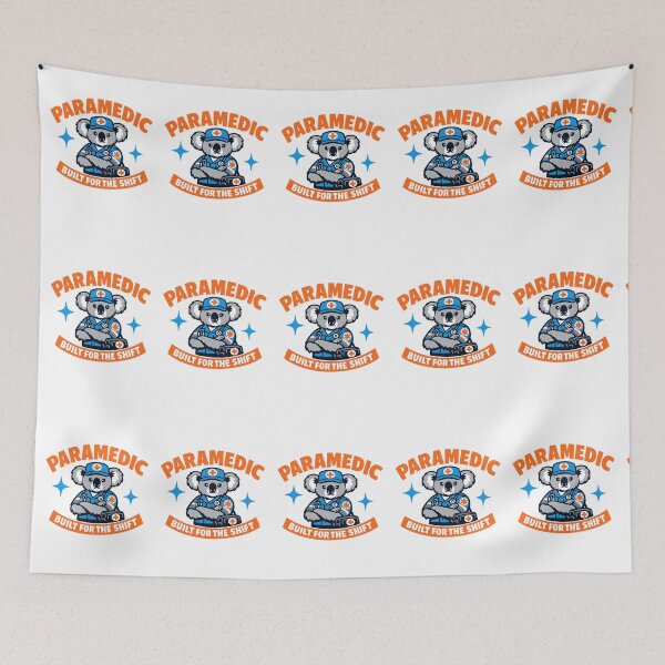 Item preview, Paramedic Built for the Shift – Cute Koala EMT Design designed and sold by ClinicalHubs.