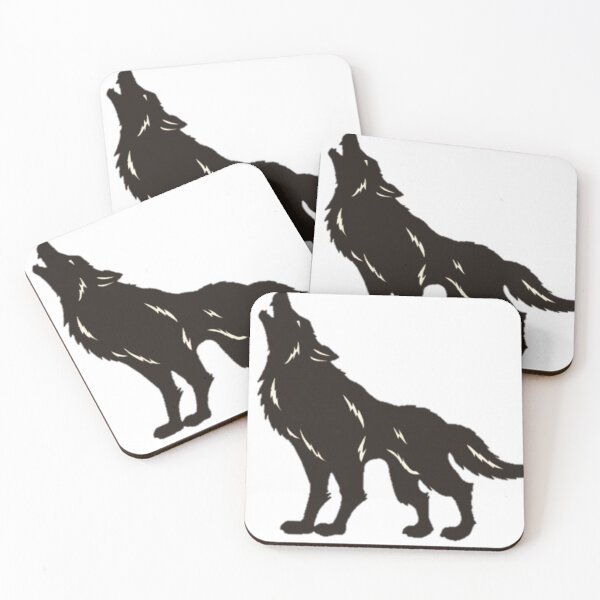 Item preview, Howling Wolf illustration designed and sold by NoxLand.