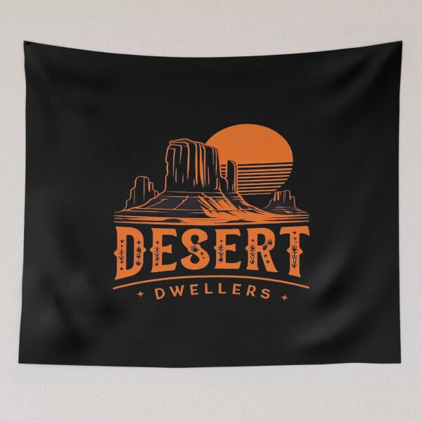 Item preview, Desert Dwellers – Southwestern Landscape Graphic with Sunset and Monument Valley Aesthetic designed and sold by Bright Nest Studio.