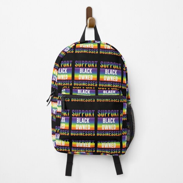 Item preview, SUPPORT BLACK OWNED BUSINESSES (Rainbow Colors) designed and sold by RoyalLuxuryApp.