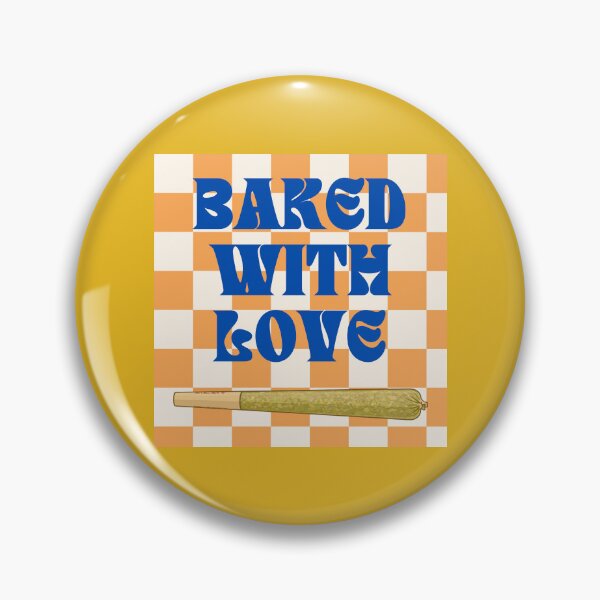 Item preview, Baked With Love – Retro Funny Quote Graphic Tee | Vintage Groovy Aesthetic designed and sold by allkindsofk.
