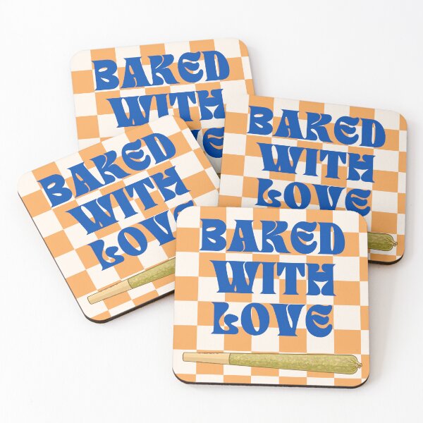 Item preview, Baked With Love – Retro Funny Quote Graphic Tee | Vintage Groovy Aesthetic designed and sold by allkindsofk.