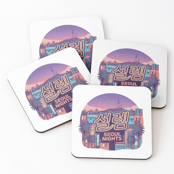 Item preview, Seoul Nights Retro City Pop Neon Aesthetic designed and sold by hanappong.