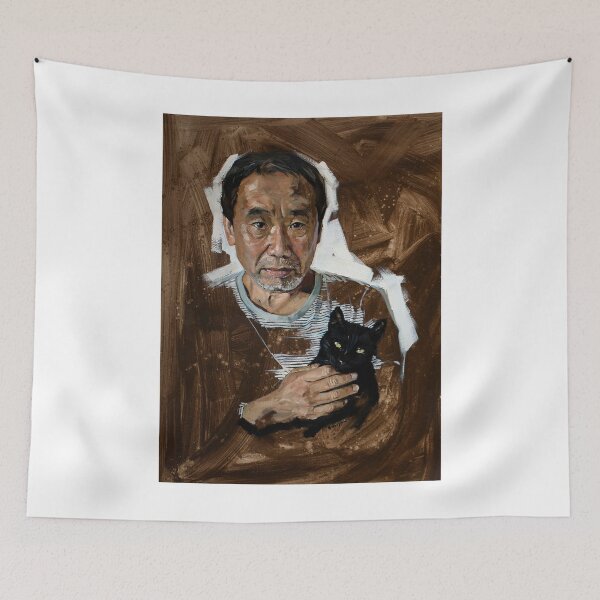 Item preview, Haruki Murakami Painting VL6 designed and sold by farmermaximus.