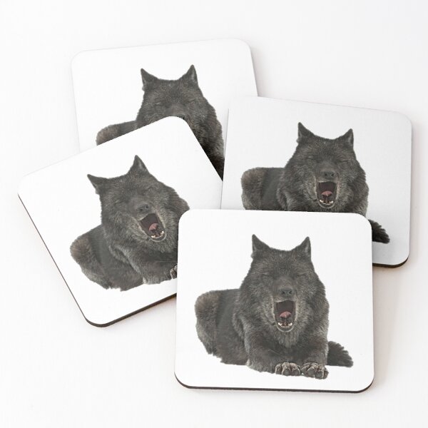 Item preview, Beautiful Black Wolf Design designed and sold by NoxLand.