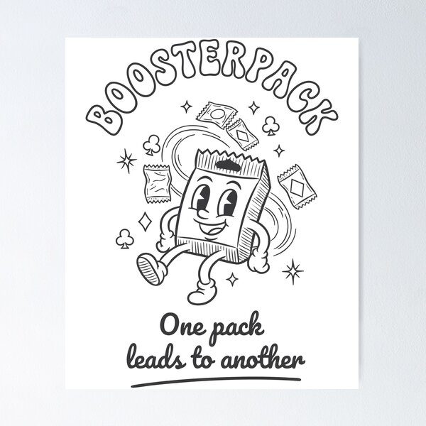 Item preview, Boosterpack One Pack Leads To Another Trading Card designed and sold by LuminOrb.