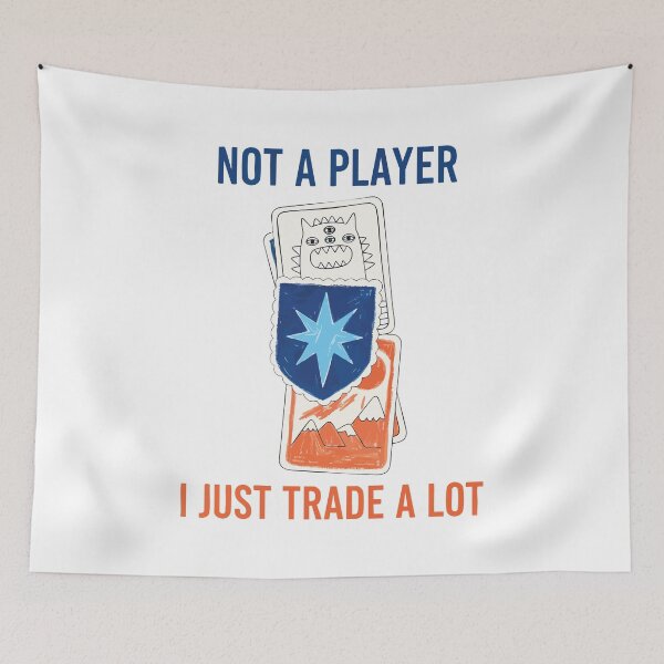 Item preview, Trading Card Collector Not A Player I Just Trade A designed and sold by LuminOrb.