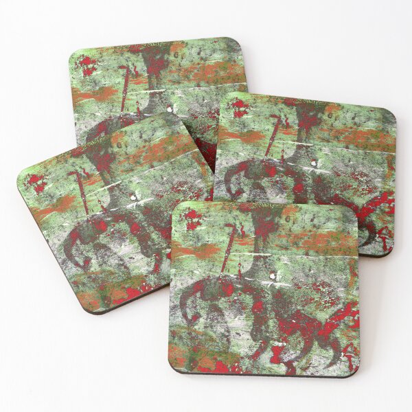 Item preview, Dinosaur Themed Art Print Painting  designed and sold by mondayvalov.