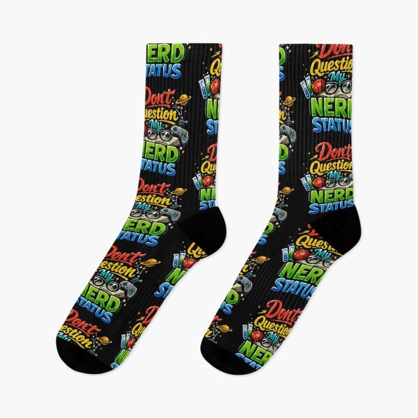 Item preview, Don’t Question My Nerd Status Funny Geek Pride Design designed and sold by TeeTimeTreasure.