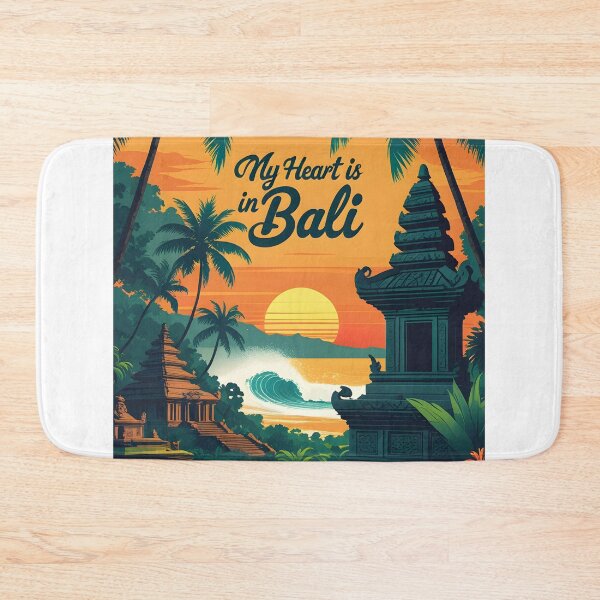 Item preview, temple Bali tropical sunset indonesia travel beach vibes summer sea  designed and sold by MapSoul.