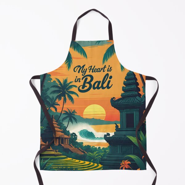 Item preview, temple Bali tropical sunset indonesia travel beach vibes summer sea designed and sold by MapSoul.