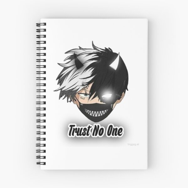 Item preview, Trust No One - Edgy Dark Anime Boy with Mask and Horns designed and sold by WalidRhedifa.